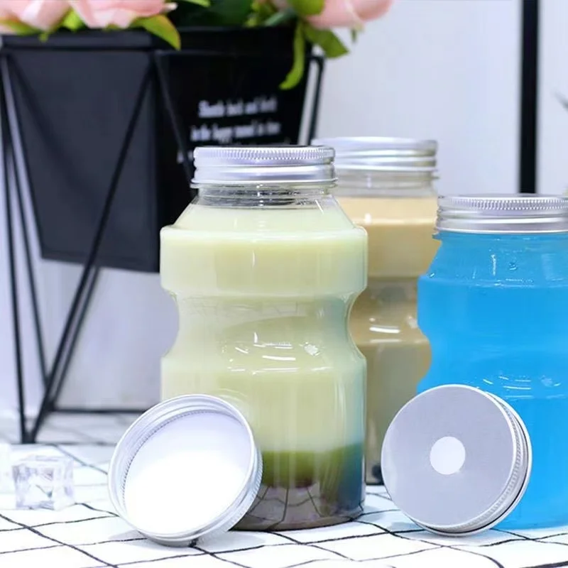 ПЭТ-бутылка для напитков Yakult прозрачная бутылка молочного чая с фруктовым чаем и йогуртом герметичное открытие
