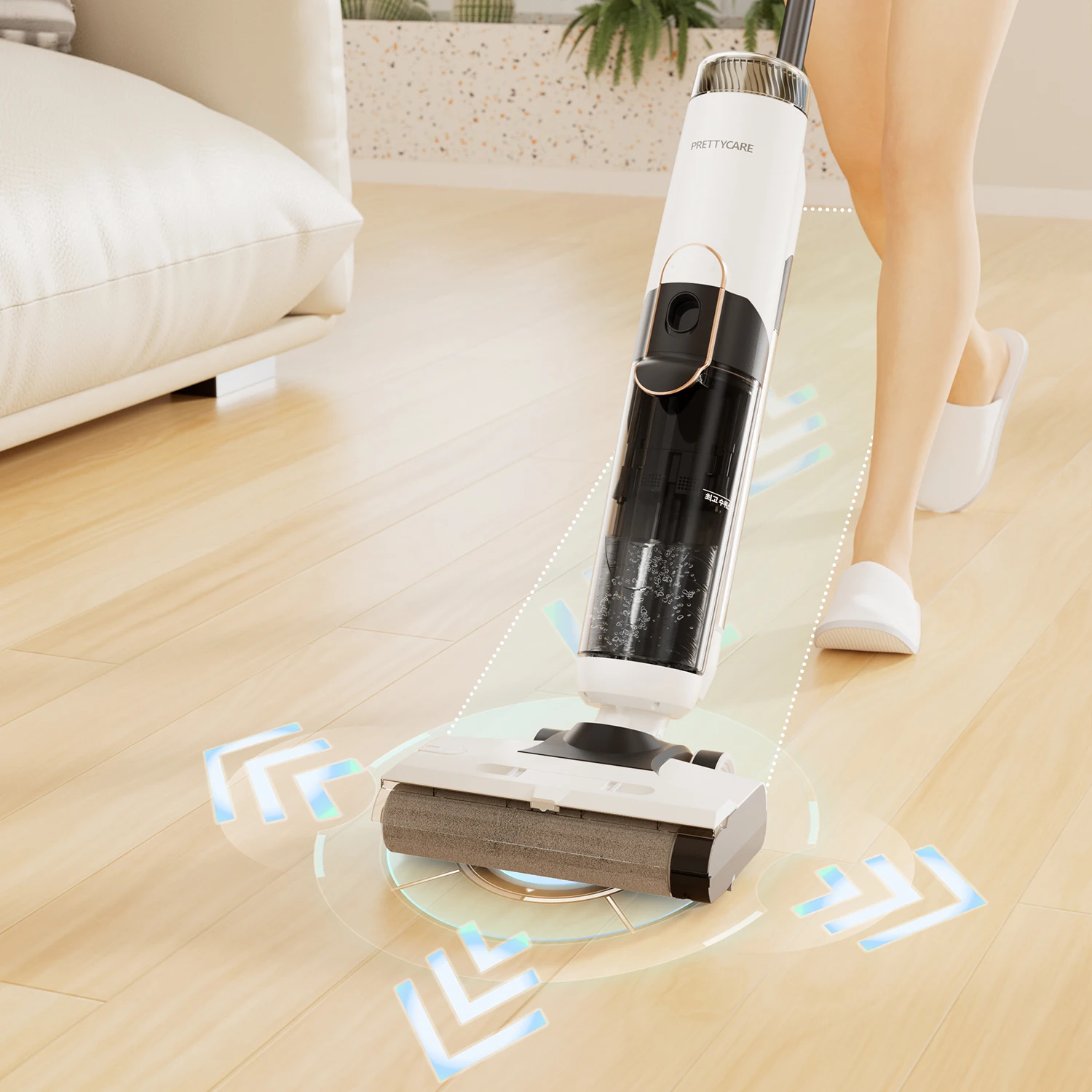 Household Floor Self Cleaning Home Vacuum Cleaner Mop Handheld Home Wet Dry Vacuum Cleaner