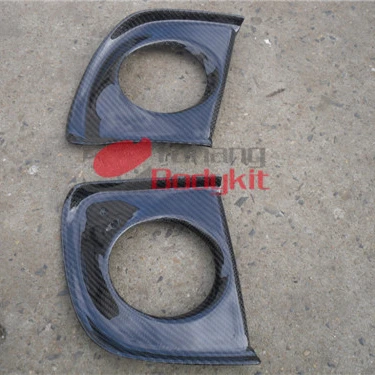 Carbon Fiber CF Body kit For 2008-2012 Lancer Evolution X EVO 10 Fog Lights Lamps Replacement Cover