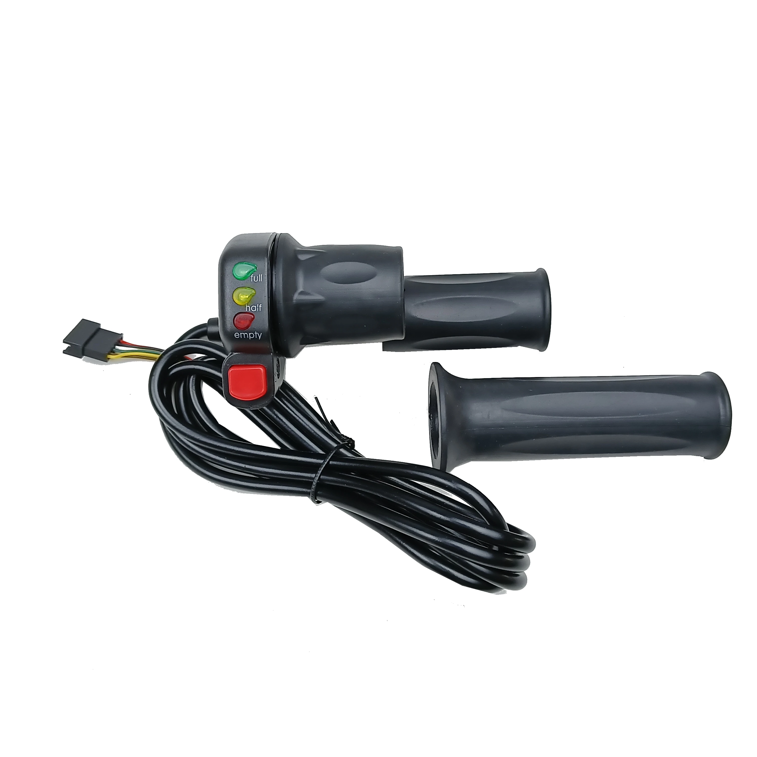elelctirc bike scooter throttle 24v 36v 48v half twist throttle 29dx with battery indicator