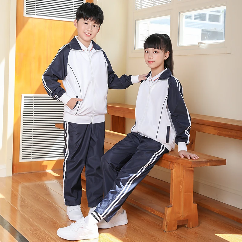 
OEM custom design Primary Middle High School Uniforms sports track suit wear for students 
