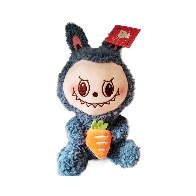 JM Multiple size Plush Toy Doll Labubu Soft Stuffed Kids Toy Sleeping Pillow Cartoon Cute Stuffed Toy For Gift Claw Machine Doll