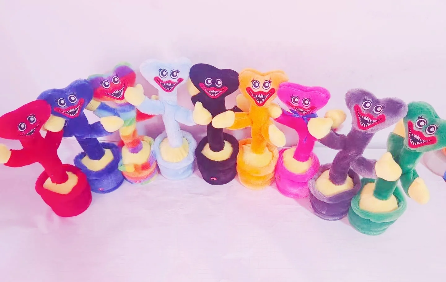 YIWU AULLAN Huggys Wuggy English Songs Dancing Cactus Usb Chargeable Twisting Music Doll poppy playtime Cactus Plush Toy