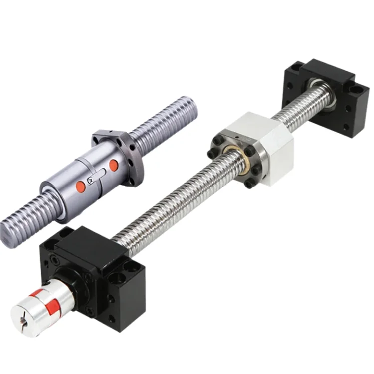Popular market off set double nut DFU2505 high rigidity C7 ball screw price