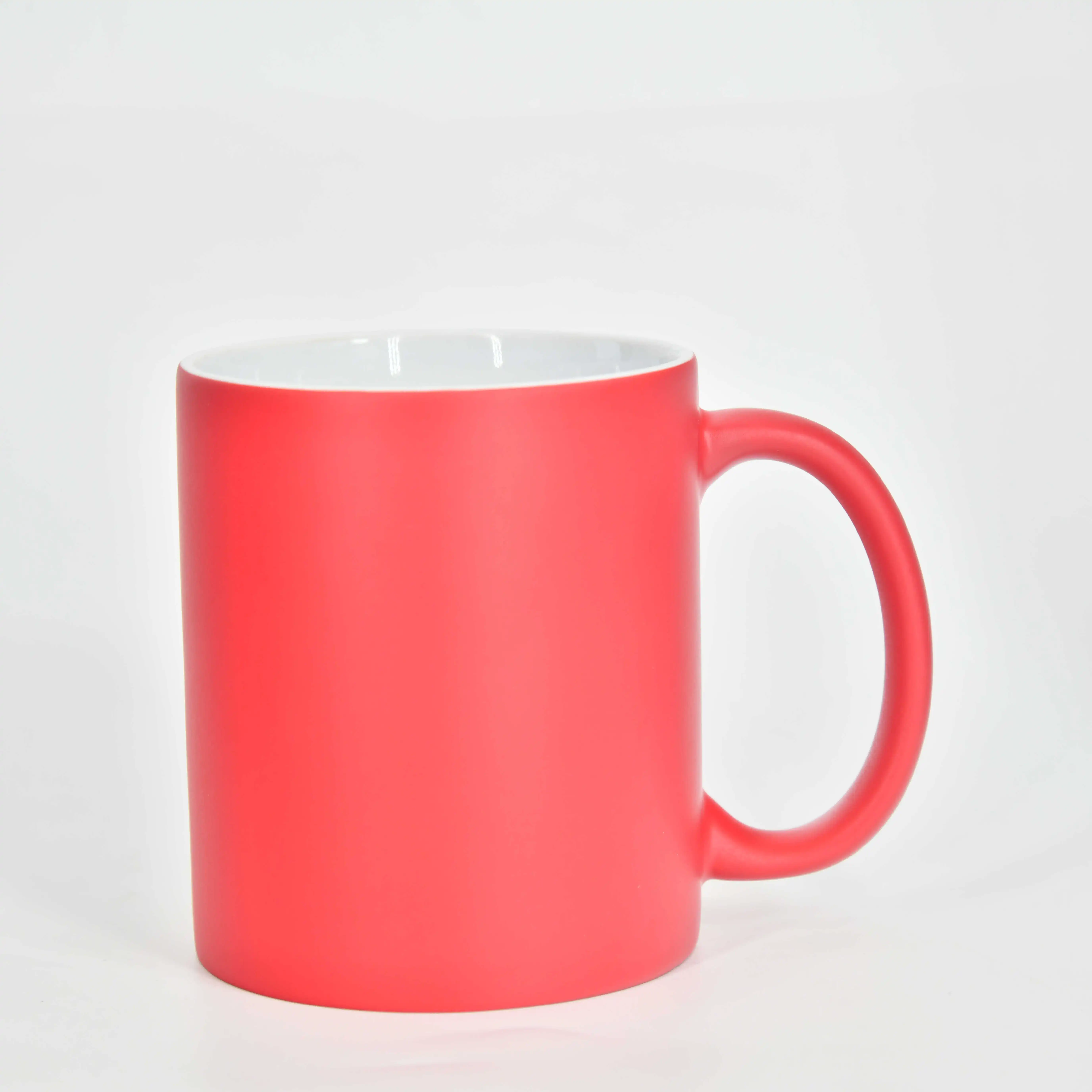 US warehouse Customized 11oz Ceramic mugss Colorful Sublimation Ceramic Milk mugs Customization Logo Printing mugss
