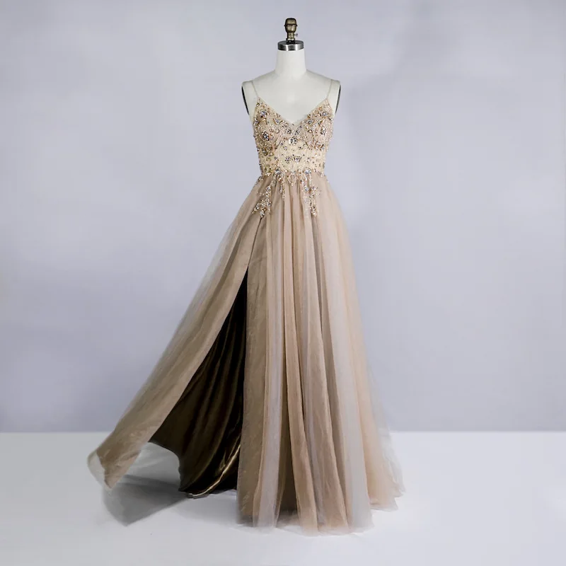 
Vestido elegantet luxury deep V neck backless lace appliqued wedding dress bridal gowns gowns evening dresses 