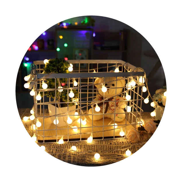 Christmas Holiday New Year Copper  Fairy Decoration Lighting Wire  Usb Batteries Led Night Light  Diwali String Lights