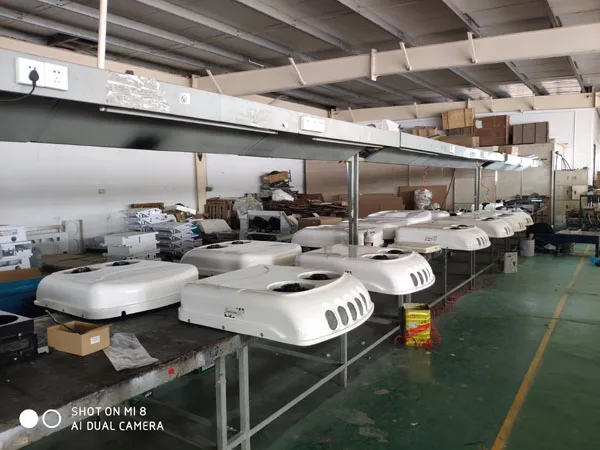 DT40A  dc powered 12v 24v  cooling 3KW  sleeper  roof top truck cab air conditioner