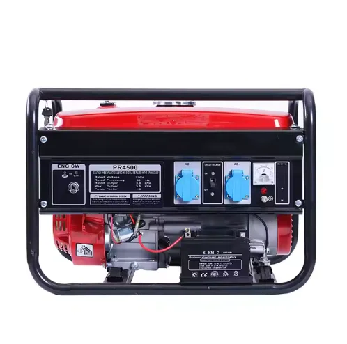 Gasoline Generator 50Hz Small Generator 220v Automatic Home Portable190F3kw5kw6kw Power Outdoor Electricity Industrial Equipment
