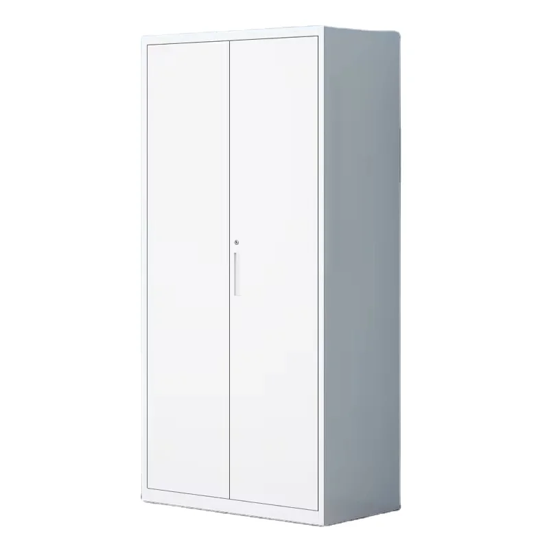 Hot sales simple design Metal Clothes Cabinets Wholesale  Bedroom Furniture Steel Storage Cabinet 2 door Cupboard  for home