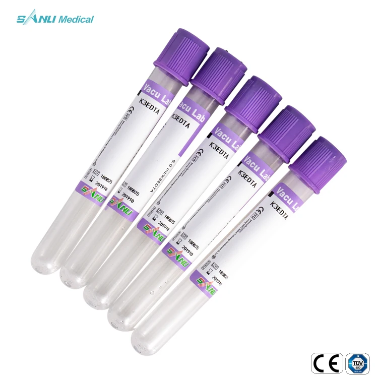 6.0ml  EDTA K3 Blood Collection Tubes