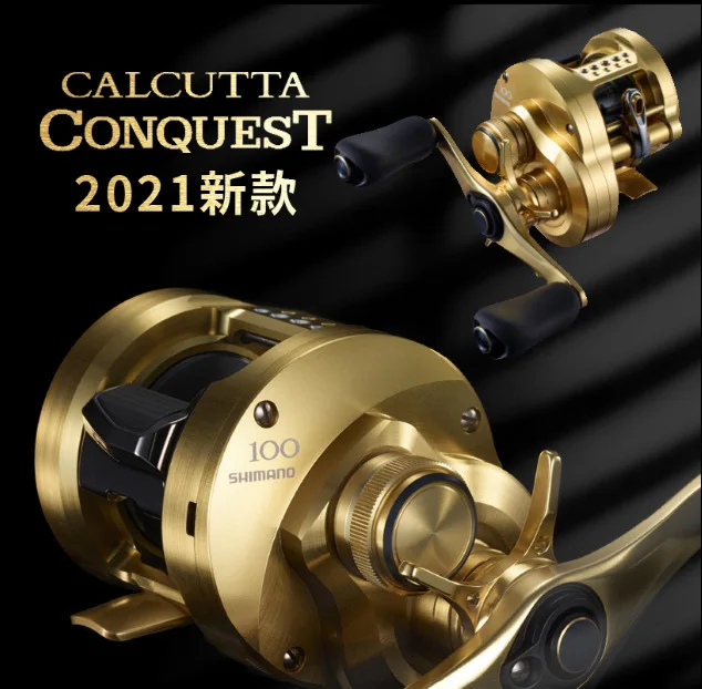 Shimano Origin 21 Calcutta Conquest CQ Drum Reel Baitcasting Fishing Reel CQ Carretilha De Pesca For Large Perch Sea Bass