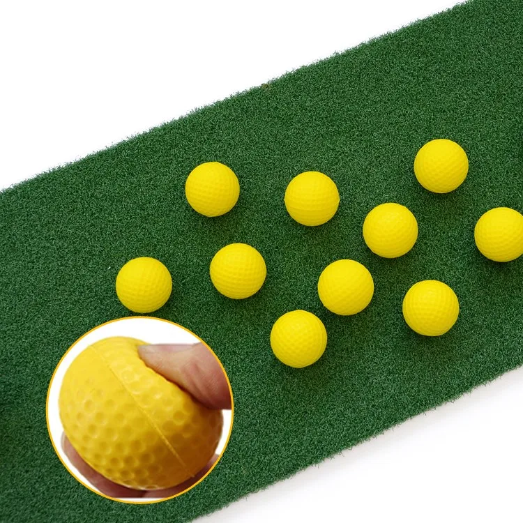Factory Price Bulk OEM Custom Logo 42mm PU Stress Practice Golf Ball Soft PU Foam Golf Balls