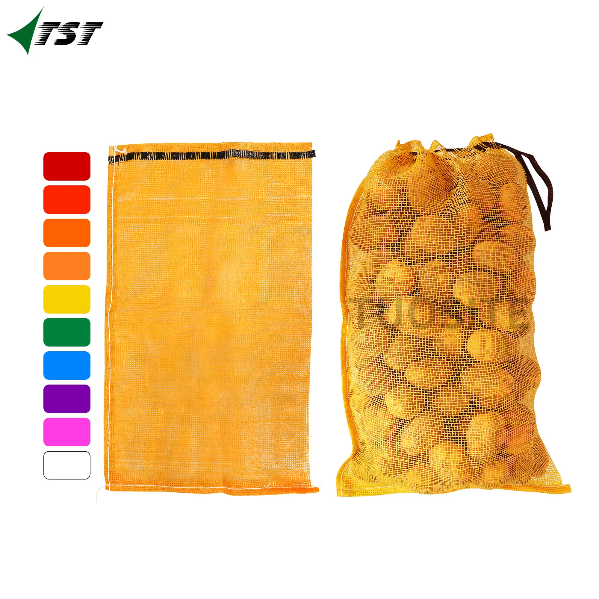 Mesh bulk bags garlic mesh bags for storing onions mesh onion storage bags