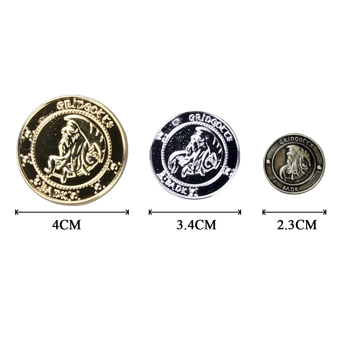 Showman Wizarding World Party Magic World  Gringotts Bank Coins