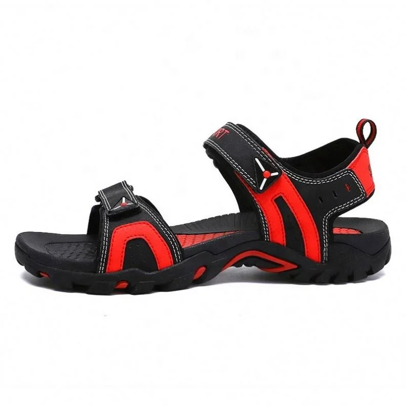 
2021 New Design Sandals Mens Sandalias Hombre Slipper Leather Kito Sandals Open Shoes For Men 