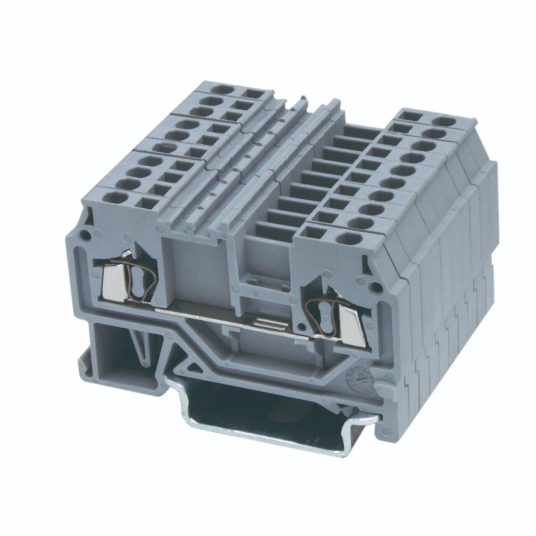 RST 2.5 Feed through terminal block  3031076 din rail push in terminal block 1.5sqmm
