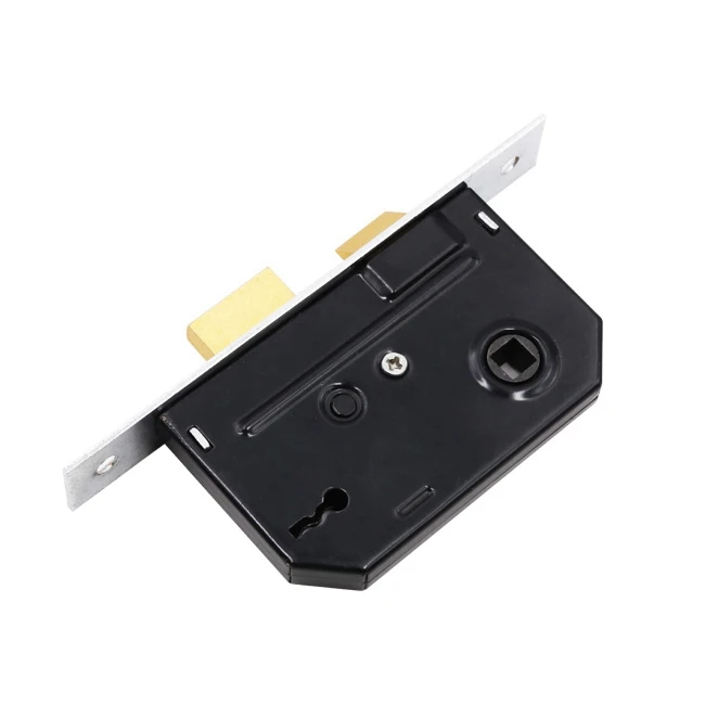 Glass Door Lock Door Lock Body And Handle Door Mortise Handles Lock Set Anodised Finish Aluminium Black Lever