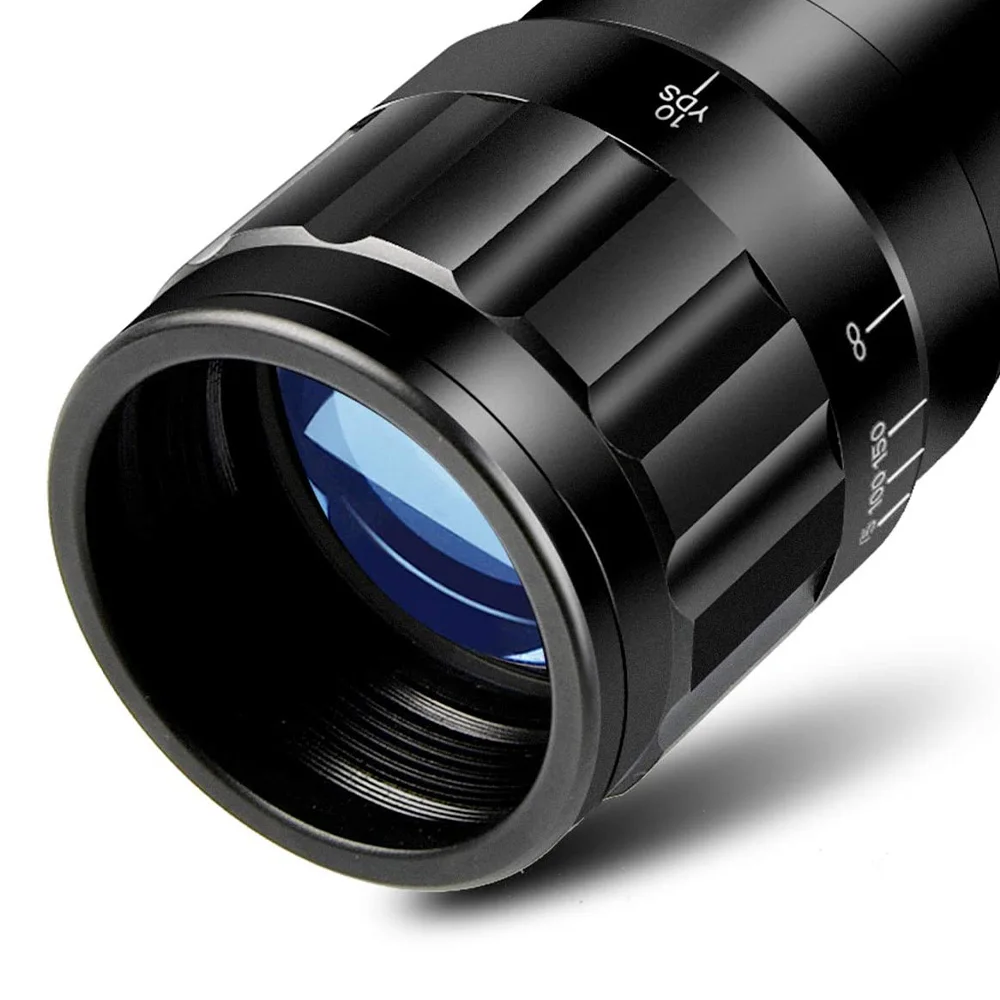 6-24X50 AOE Hunting Airsoft Air Rifle Gun Scope Red and Green Illuminated with Free Mount Sniper Mira Telescopica Visor