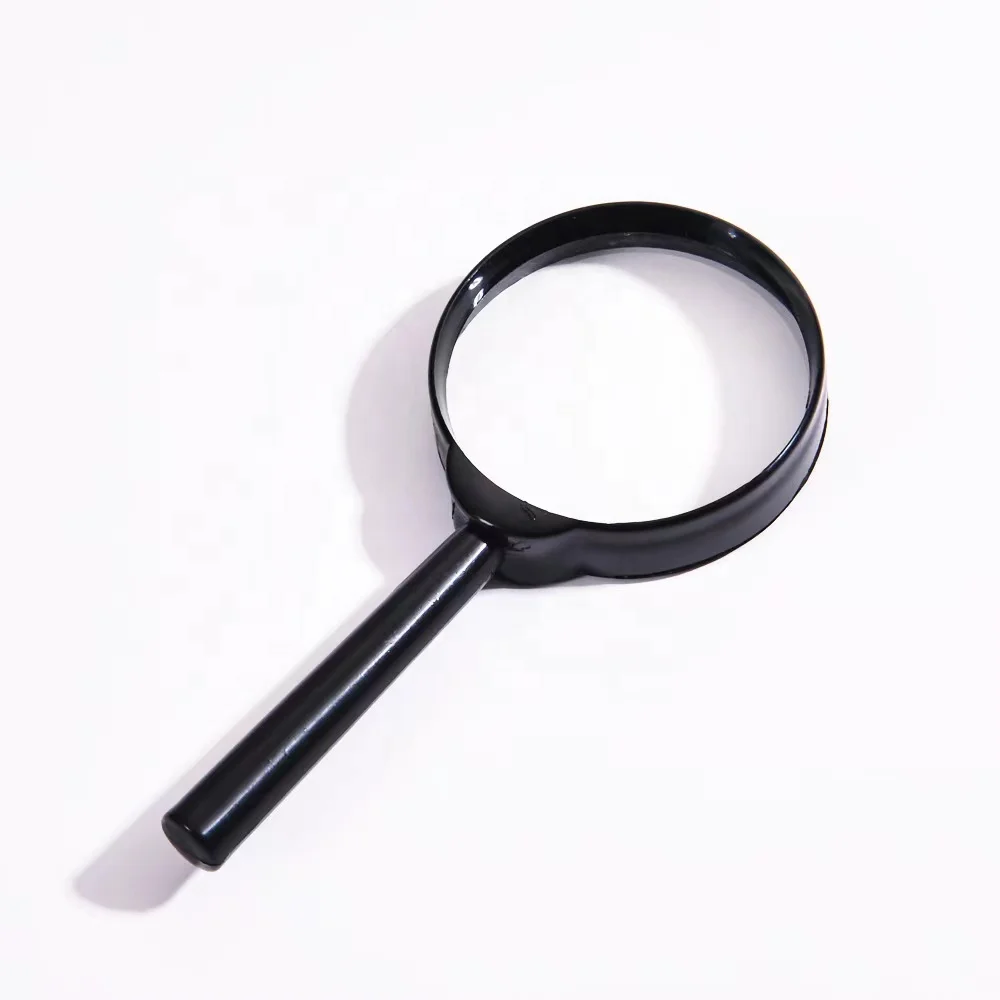 Magnifying Glass Portable Handheld Magnifier 25/40/50/60/75mm 3X/5X Colorful Reading Loupe Lens Kids Toy Gift Teaching Supplies