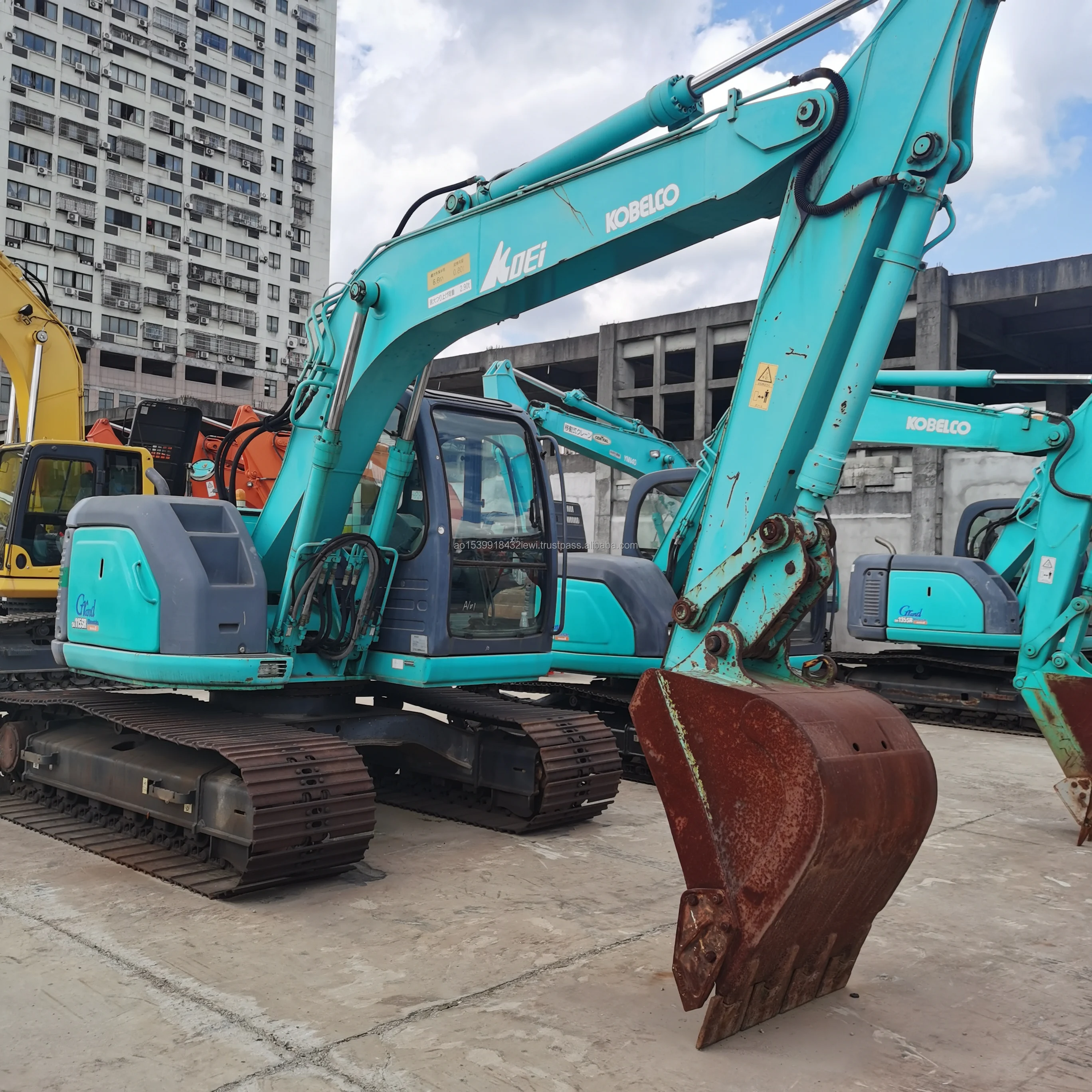 Cheap Kobelco SK115sr excavators for sale used Kobelco Crawler Excavator