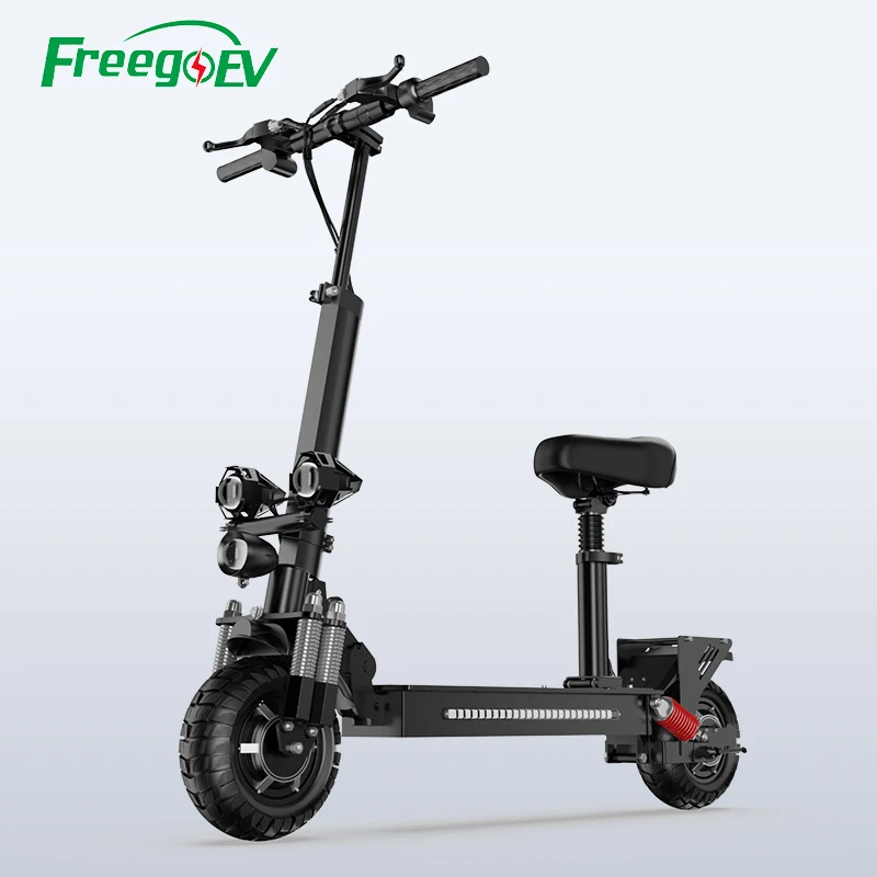 ES10 Free Shipping Us Warehouse Wholesale Adult 2 Wheel Folding Offroad 48V 11 Inch Off Road Foldable Powerful Electric Scooter