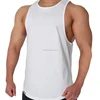 Wholesale Gym Sleeveless Tank Top Bodybuilding short Male Design Own Custom Logo Stringer Wrestling Singlet knitted Mens Vest