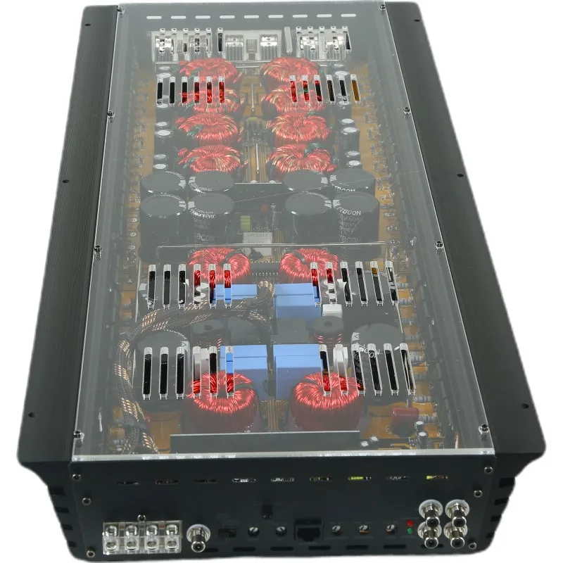 Teampie TP-5500.1D Acrylic Cover Car Amplifier Acrylic Amplifier Rear Panel Teampie 5500