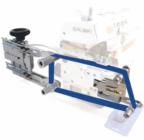 RONMACK RM-322 Automatic Round Collar Device Pneumatic Tension Roller Device Sewing Machine