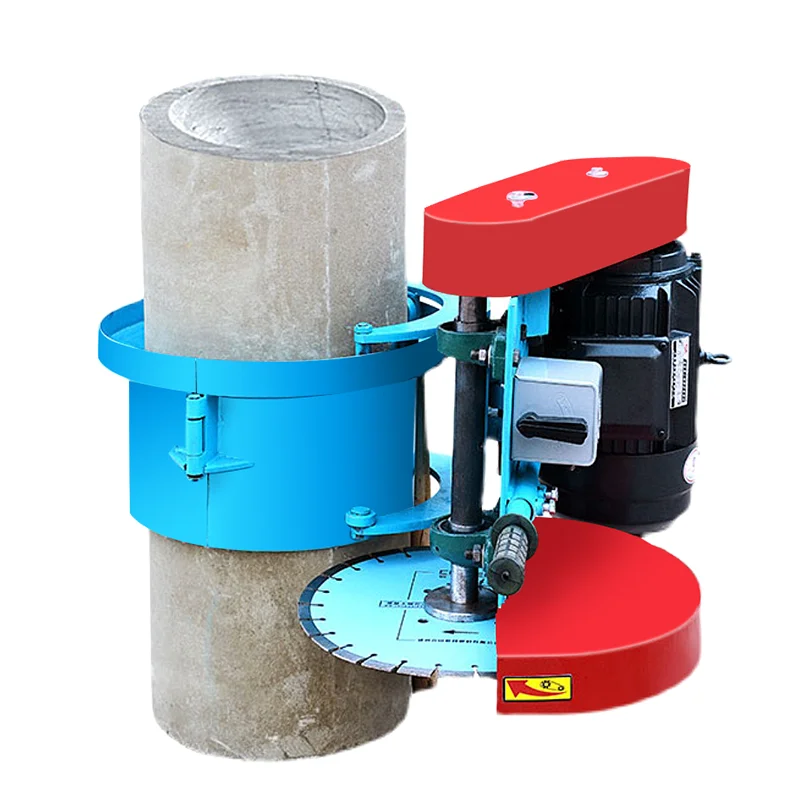 300-600mm Clamping pile cutting machine cement column concrete pile head cutting pipe clamping pile road hoop guardrail cutting