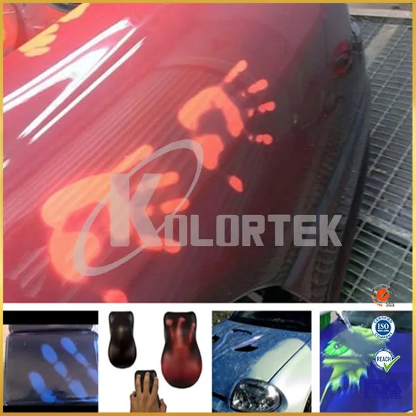 Thermochromic pigment color changing car paint thermal heat sensitive pigment