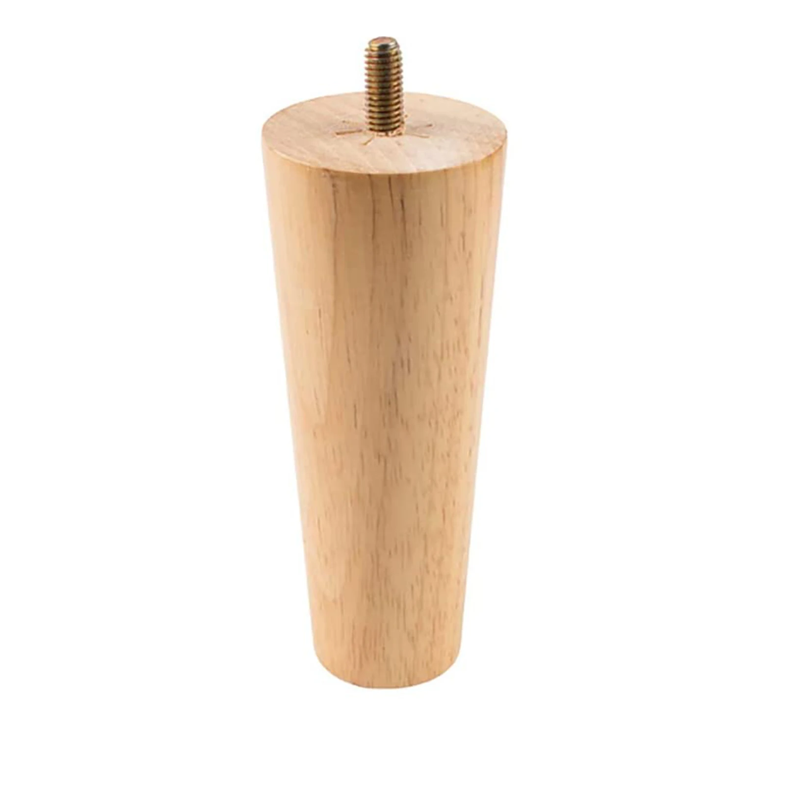 2022 New Factory Direct Wooden Furniture Feet Round Tapered Reliable Wood Furniture Cabinets Wood Leg Sofa Feet Mounting Plates