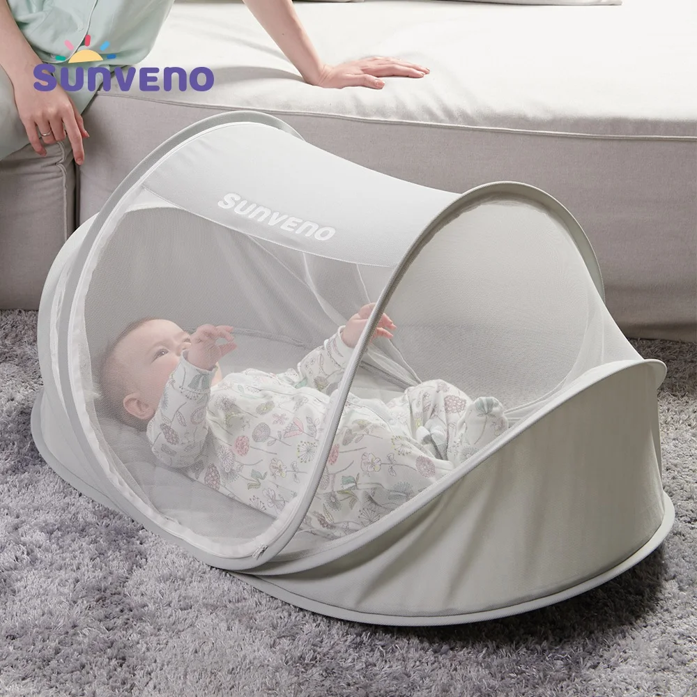 
Sunveno Single Instant Pop Up Mosquito Net Auto Self-expanding Tent Baby Bed Anti Mosquito for Outdoor, Beach, Hiking, Traveling 
