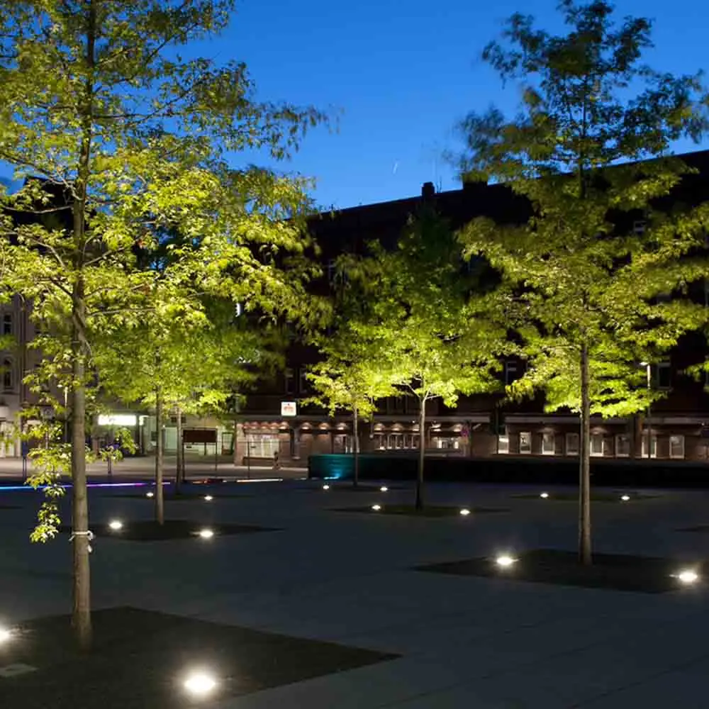 3w square stainless steel led inground light waterproof underground lamp led floor recessed lights