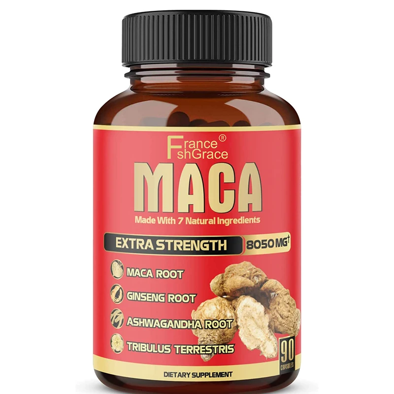 Natural Source pills maca root capsule 90 vegan capsules With 7 Natural Ingredients