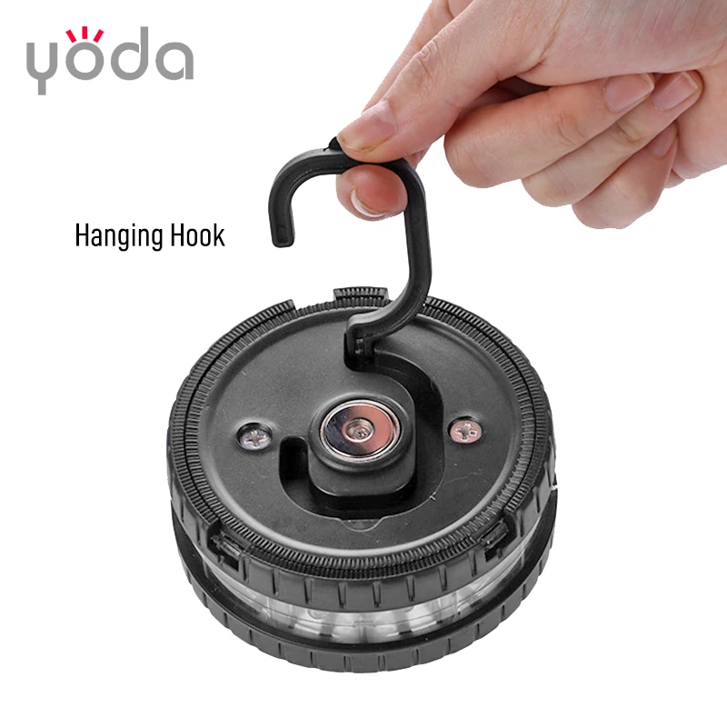 12+3 Led Car Rode Flare Portable Emergency Warning Disc Strobe Signal Lamp Set Traffic Safety Flashing Beacon