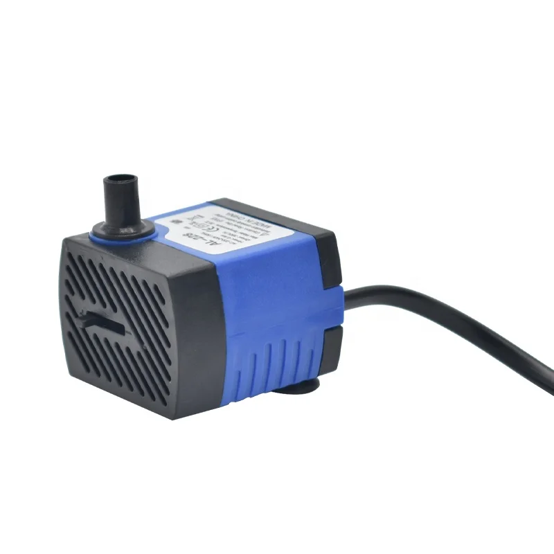 3w electric motor driven water pump mini submersible draining pump with led light for fountain table fish tank OEM ODM