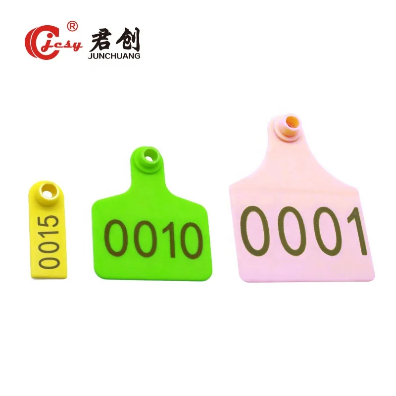 Custom made eartags cattle rfid ear tag cattle ear tag animal tagger with laser printing for goat cow sheep pig