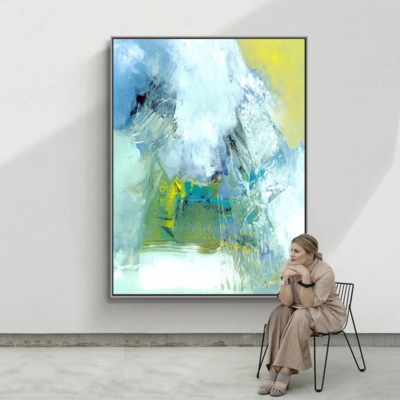 Abstract Home decoration mdf board picture canvas print wall art painting