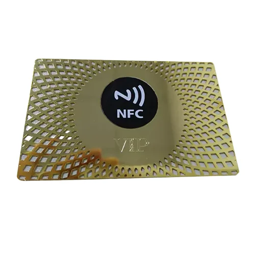Manufacturer High Quality OEM NFC Metal Cards With QR code