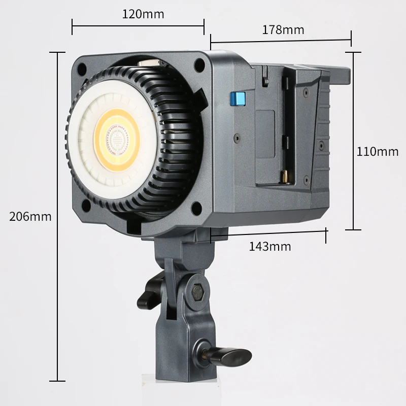 Max 2800-10000k Phone App Control Rgb Led Studio 100w Photographic Lighting Equipment With Np-f Batteries Plate & Carry Bag