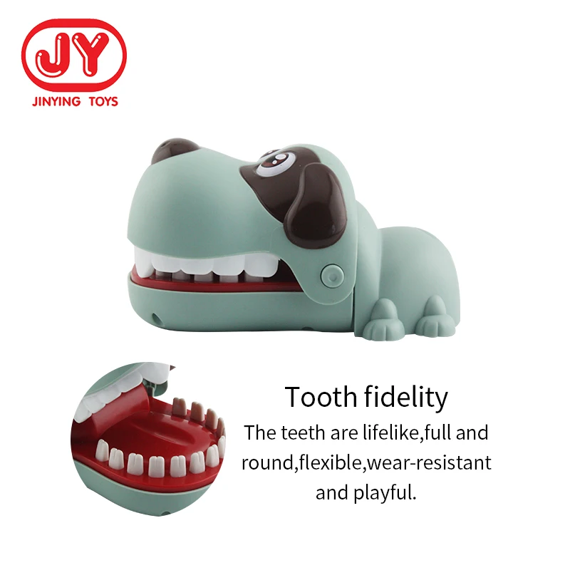 
Baby Dog Bite Hand Game Bite Finger Game Toys Funny Shark Dinosaur Dentist Joke Toy For Kids Family Prank 