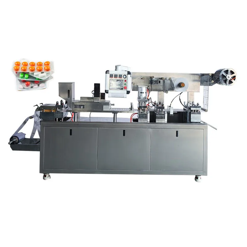 Aluminum Plastic Flat Plate Automatic Blister Pack Machine Tablet Softgel Gelatine Capsule Blister Packing Machine