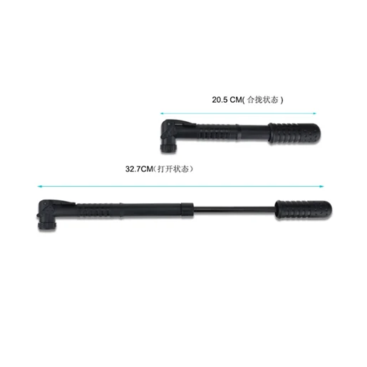 Mini portable bicycle air pump high-pressure mountain bike Meifa mouth dead fly riding pump