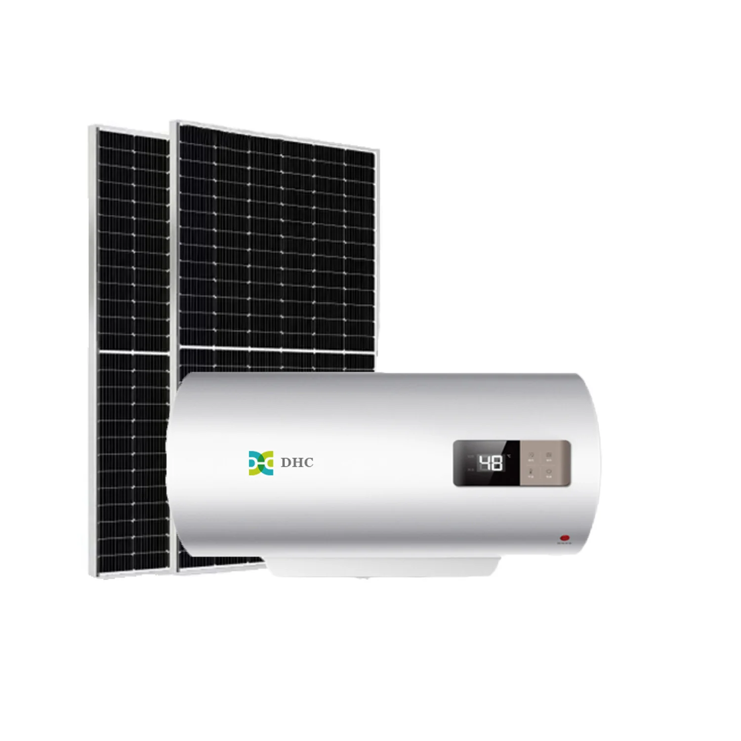 Environmental Friendly Design With Dc & Ac Double Heating Circulation System 80L Solar Water Heaters
