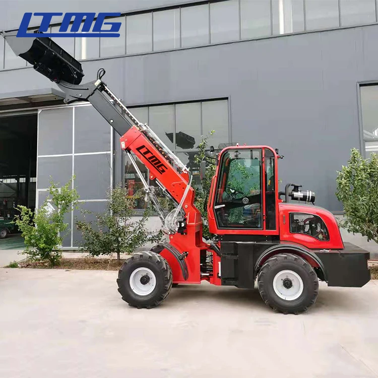 LTMG LT915T hot sale 1.5 ton telehandler boom cost telescopic wheel loader telehandler price mini 1.2t telescopic loader