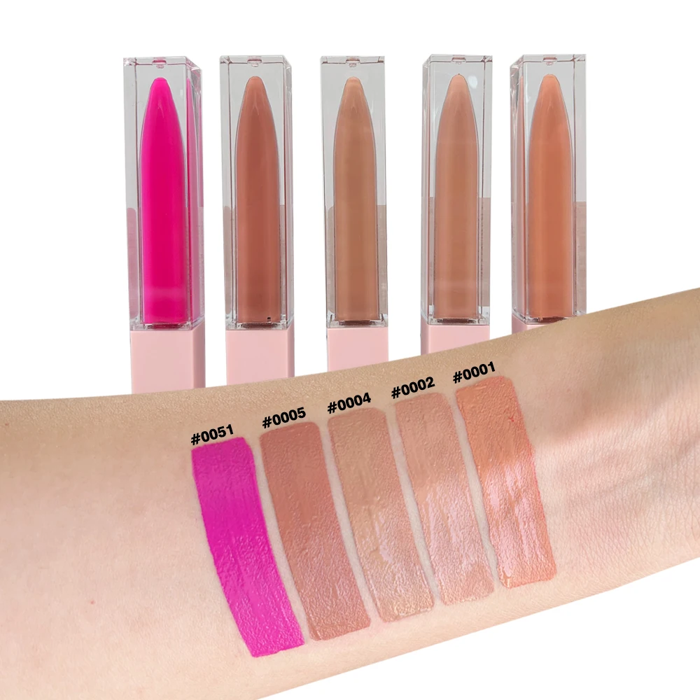 OEM Waterproof Lasting Moinisturizer Lipstick Makeup No logo Velvet Matte Lipgloss Liquid Lipstick Wholesale Lip Glow Oil