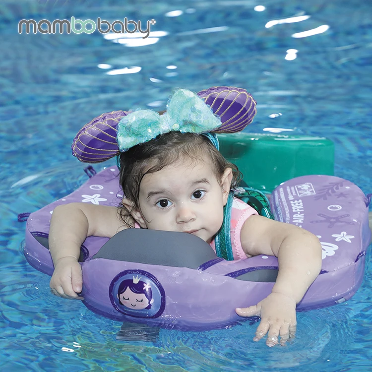 2022 Mambobaby  Hot Sale Customize Factory Non- Inflatable Chest Baby Float Swim Floating Baby Toddlers Swimming Ring