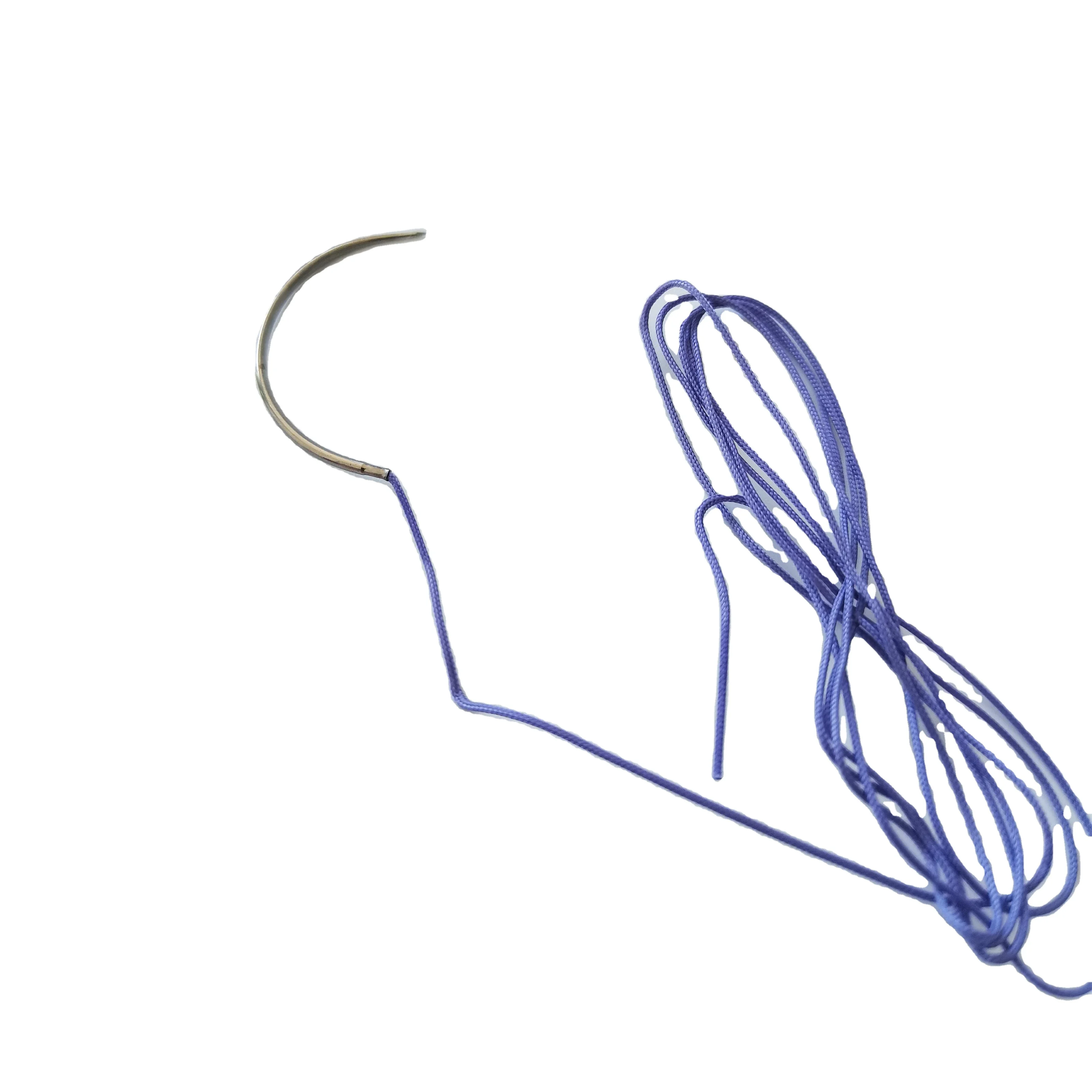 Disposable absorption medical PGA surgical suture thread with needles