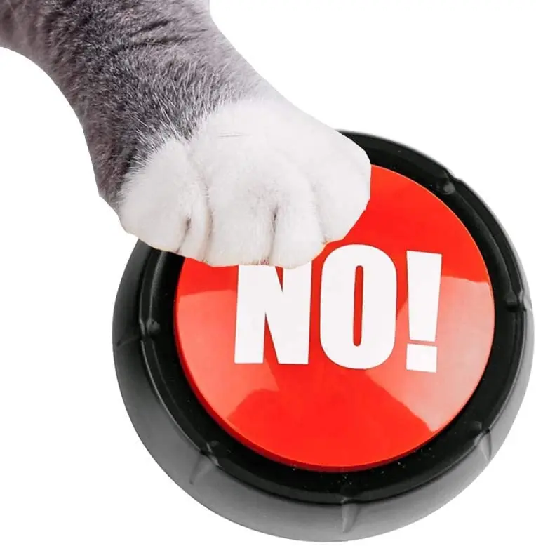 Factory Direct Sales Custom Yes No Noise Effect Push Buzzer Sound Dog Buttons For Communication